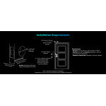 Aqara DL-D02D 智能電子門鎖 U300 (Matter) (黑色)